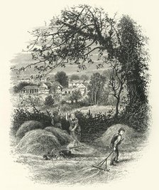 'Sir Richard Steele's House, near Caermarthen (The White House)', c1870.