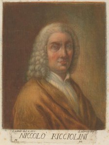 Niccolo Ricciolini, 1789. Creator: Carlo Lasinio.