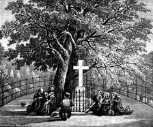 Grave of Father Mathew in the cemetery at Cork, 1890. Creator: Unknown.