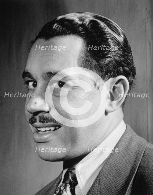 Portrait of Cab Calloway, Columbia studio, New York, N.Y., ca. Mar. 1947. Creator: William Paul Gottlieb.