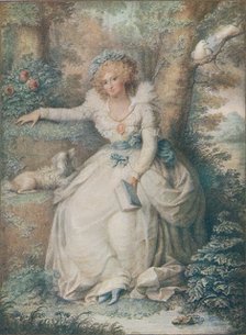 'Mrs. Fitzherbert', 1792. Artist: Jean Conde.