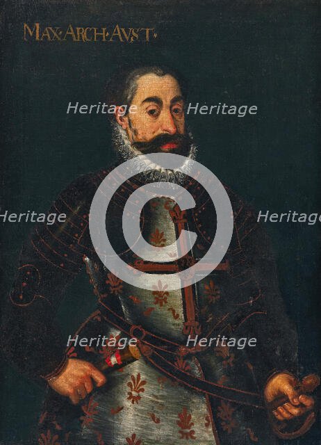 Portrait of Maximilian III, Archduke of Austria (1558-1618), known as "the German Master". Creator: Pourbus, Frans (II), (School)  .