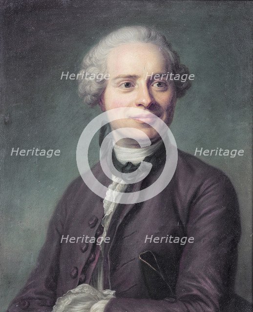 Portrait of Jean le Rond D'Alembert (1717-1783), 18th century.