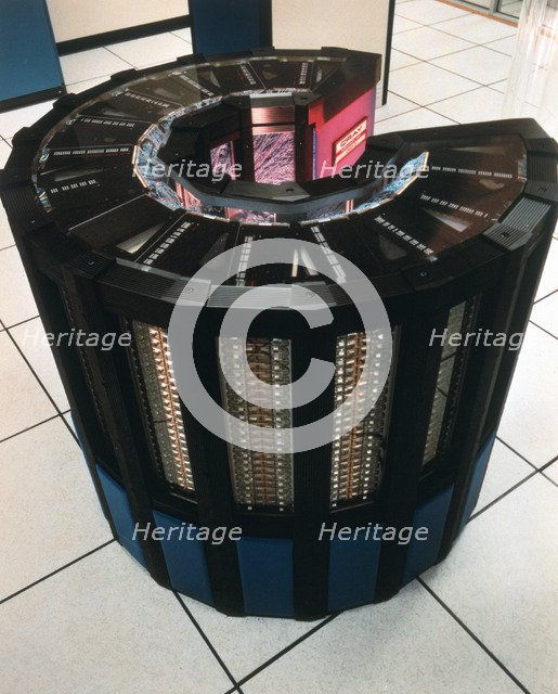 Cray-2 supercomputer. Artist: Unknown