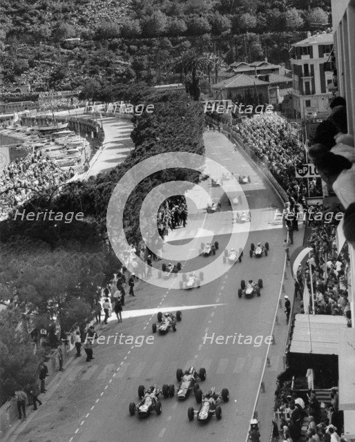 Start of the Monaco Grand Prix, 1964. Artist: Unknown