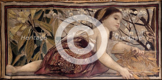 Spring, c1884. Creator: Klimt, Gustav (1862-1918).