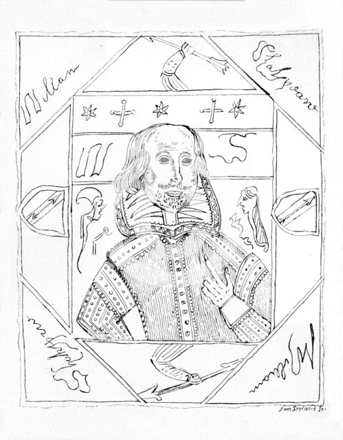 'Portrait of Shakespeare', 1790s, (1910). Artist: William Henry Ireland.