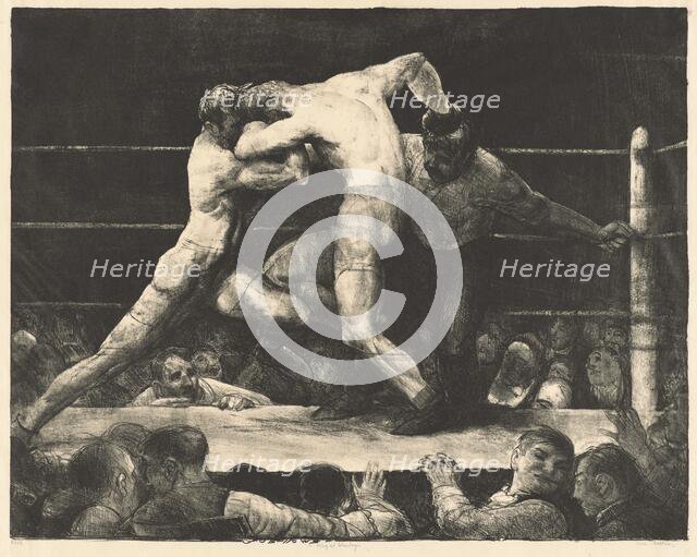 A Stag at Sharkey's, 1917. Creator: George Wesley Bellows.