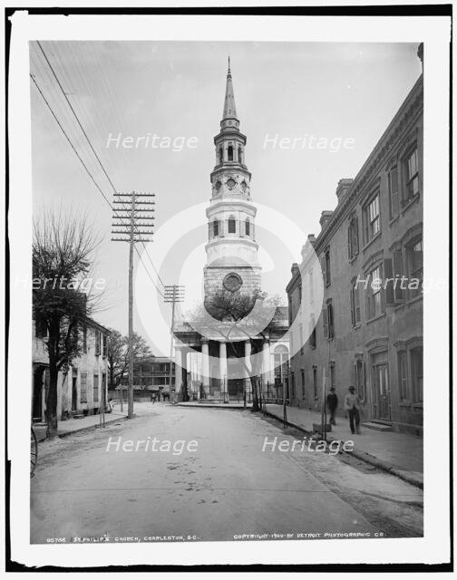 St. Philip's Church, Charleston, S.C., c1900. Creator: Unknown.