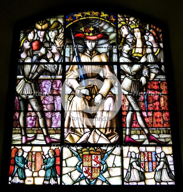 The Galley Chamber (Sala de la Galera) in the Alcazar of Segovia, Segovia, Spain, 2007. Artist: Samuel Magal