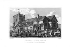 St Nicholas's Church, Brighton, East Sussex, 1829.Artist: J Rogers