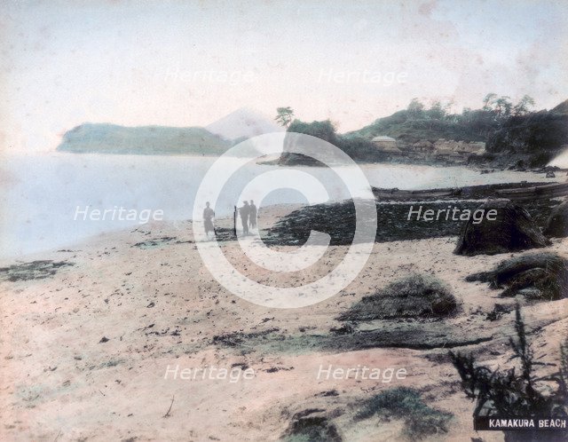 Kamakura beach, Japan. Artist: Unknown