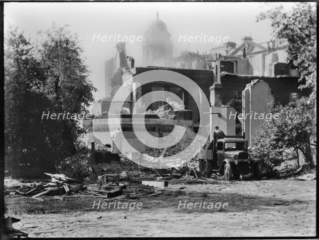 Whitehall Gardens, Whitehall, City of Westminster, Greater London Authority, late 1930s. Creator: Charles William  Prickett.