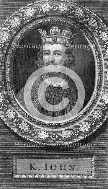 John of England, (18th century).Artist: George Vertue