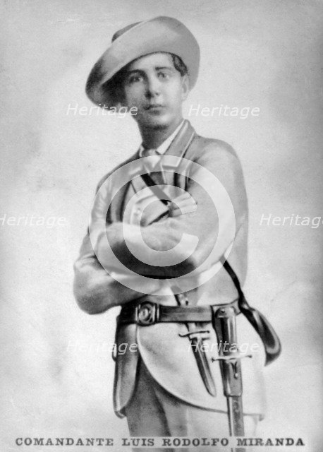 Comandante Luis Rodolfo Miranda, Commander of the Cuban Liberation Army, c1910. Artist: Unknown