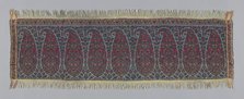 Shawl Border Fragment, India, 1815/20. Creator: Unknown.