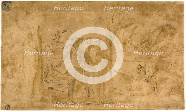 Study for Perseus Liberating Andromeda, n.d. Creator: Perino del Vaga.