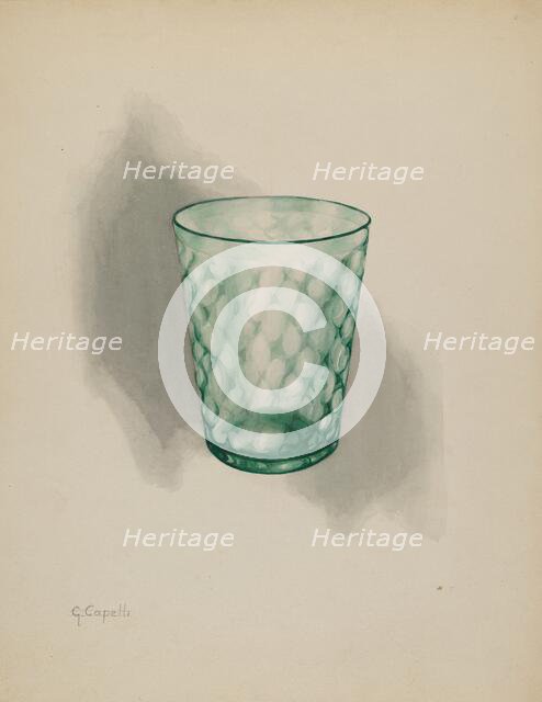 Tumbler, c. 1937. Creator: Giacinto Capelli.