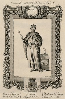 'Henry I', (1068-1135), c1787. Artist: Unknown.
