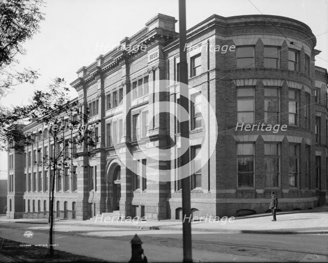 Wistar Institute of Anatomy, U. of Pa., Philadelphia, Pa., between 1900 and 1910. Creator: Unknown.