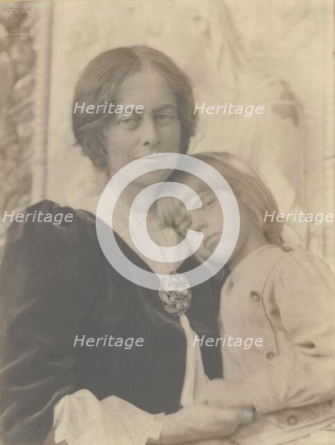 Mother and child, 1905. Creator: Eva Watson-Schutze.