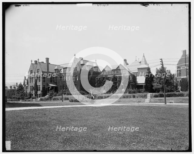 Smith College, Annex No. 1 and music hall, Northampton, Mass., between 1890 and 1901. Creator: Unknown.