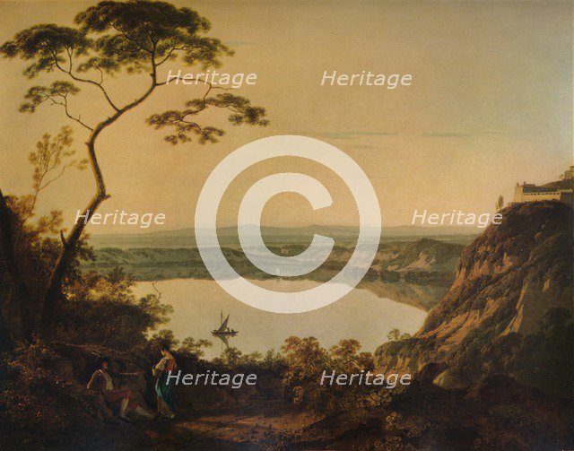 'Lake of Nemi', c1761, (1938). Artist: Richard Wilson.