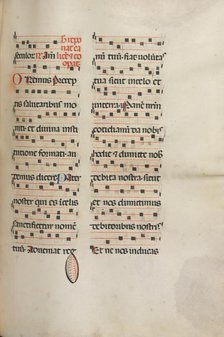 Missale: Fol. 189: Music for various prayers, 1469. Creator: Bartolommeo Caporali (Italian, c. 1420-1503).