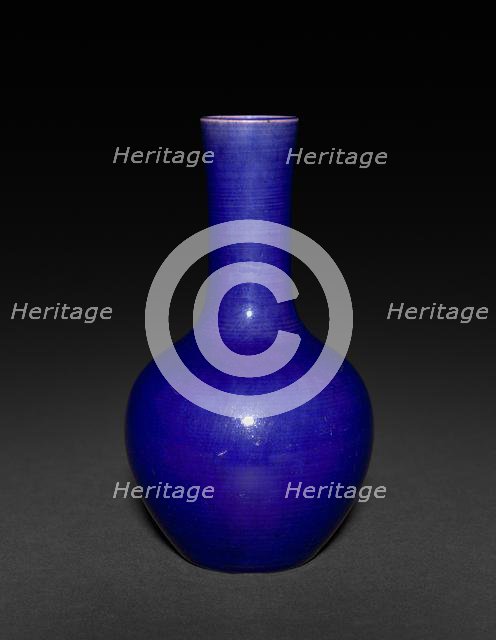 Bottle-Shaped Vase, 1736-1795. Creator: Unknown.
