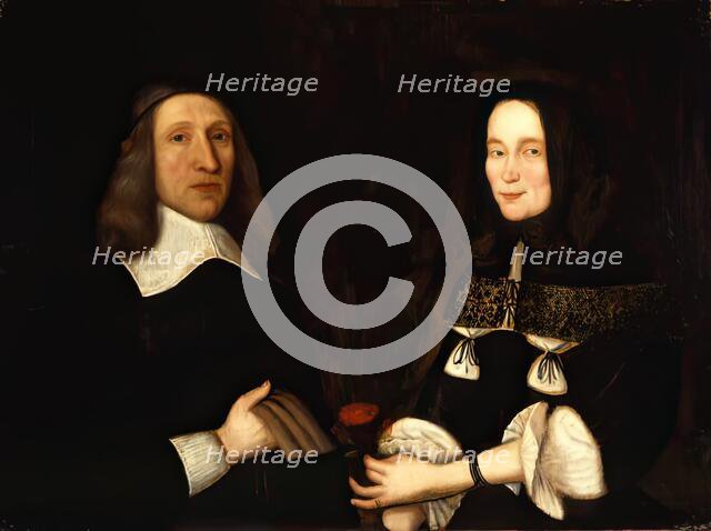 John Alexander and his wife Marjory Jamesone, c1630. Creator: George Jamesone.
