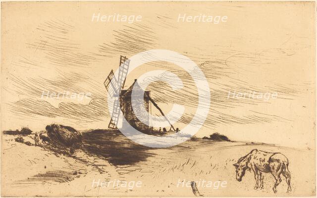 The Mill at Saint Jacut (Le moulin de Saint Jacut). Creator: Norbert Goeneutte.