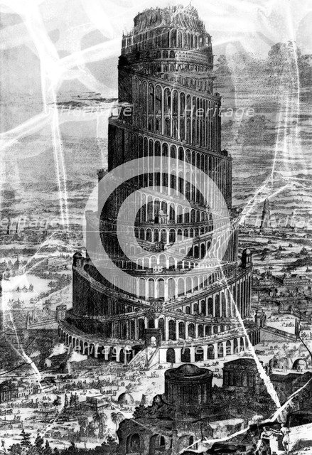 The Tower of Babel. Artist: Unknown