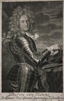 Portrait of Baron Carl Ewald von Roenne (1663–1716). Artist: Anonymous  