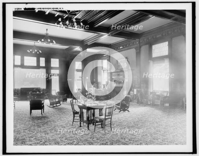 The Parlor, Lake Mohonk House, N.Y., (1902?). Creator: Unknown.