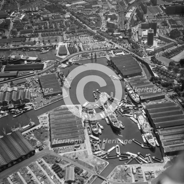 Canada Dock, Rotherhithe, Southwark, London, 1966. Artist: Aerofilms.