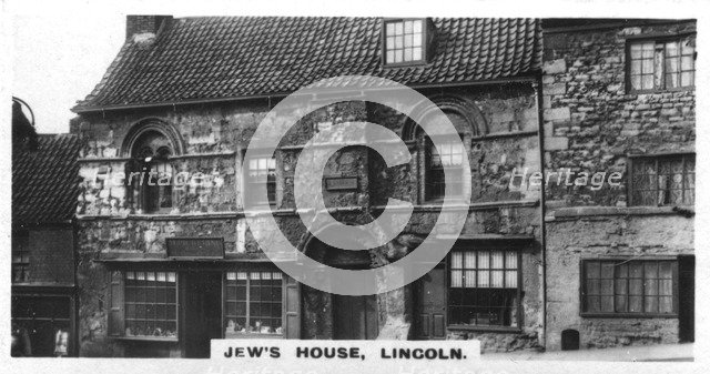 'Jew's House', Lincoln, c1920s. Artist: Unknown