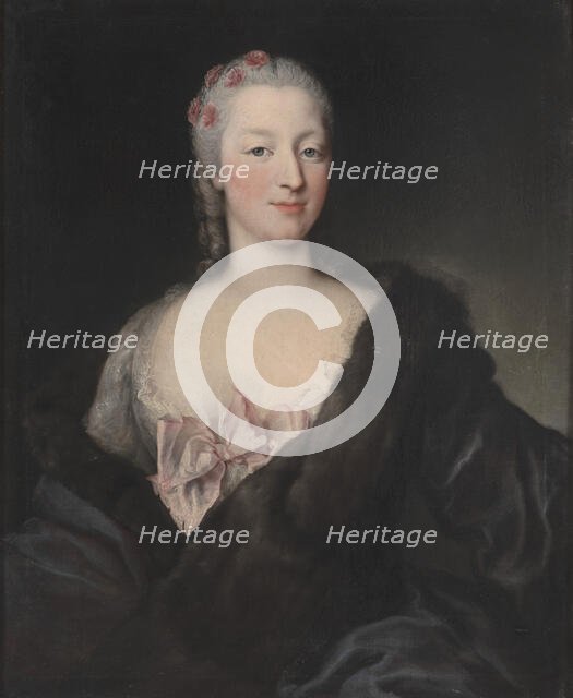 Portrait of Teresa Agnese Doria di Ciriè Marchesa del Maro (1721-1764). Creator: Clementi, Maria Giovanna, (La Clementina) (1692-1761).