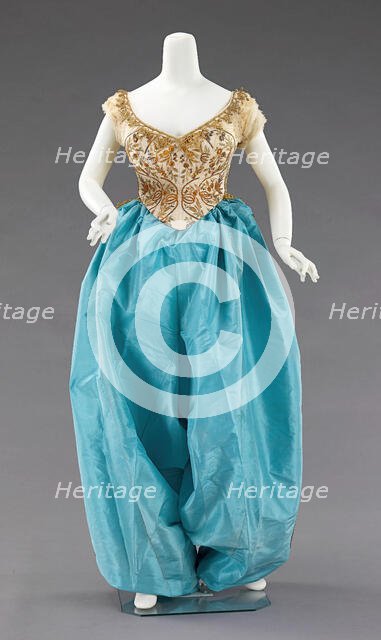 Fancy dress costume, French, ca. 1870. Creators: House of Worth, Charles Frederick Worth.