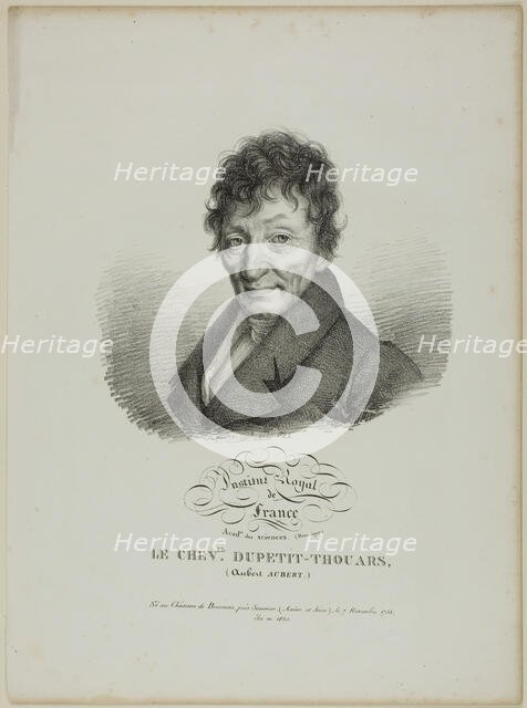 Le Chevalier Dupetit-Thouars, 1822. Creator: Julien Leopold Boilly.