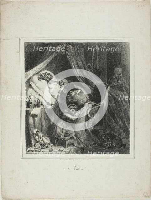 Goodbye, 1827. Creator: Auguste Raffet.