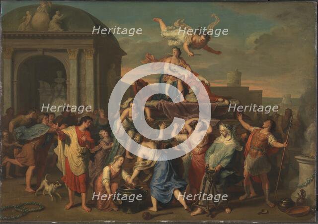 Death of Dido, 1663-1733. Creator: Gerard Hoet.