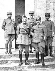 ''L'heure de l'Italie; Foch et Diaz au grand quartier Italien a la Veille de l'offensive..., 1918. Creator: Unknown.