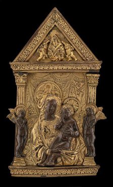 Madonna and Child with Two Angels, second half 15th century. Creator: Unknown.