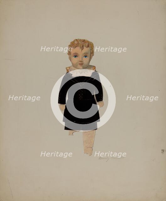 Paper Doll (Boy), c. 1937. Creator: Beverly Chichester.