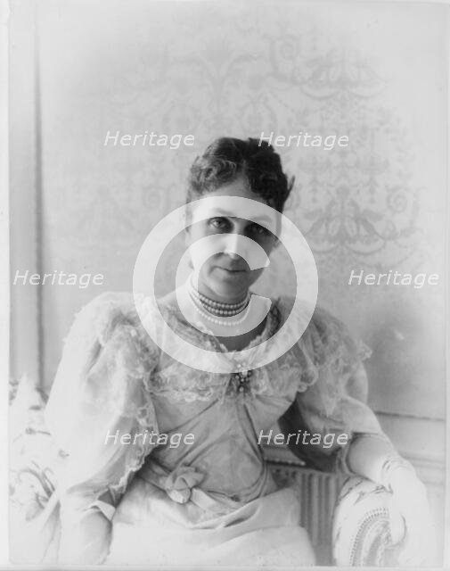 Phoebe Apperson Hearst, c1895. Creator: Frances Benjamin Johnston.