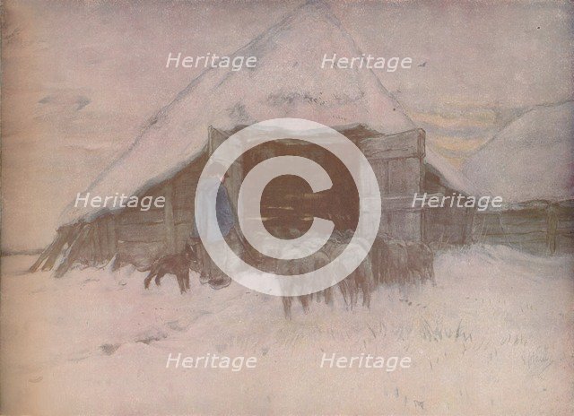 'Winter', c1870, (1918). Artist: Anton Mauve.