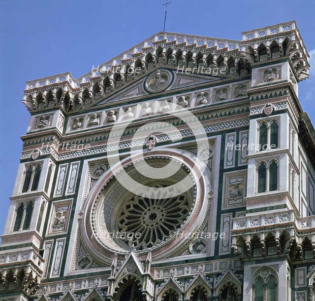 West front of the Basilica di Santa Maria del Fiore, 15th century. Artist: Unknown
