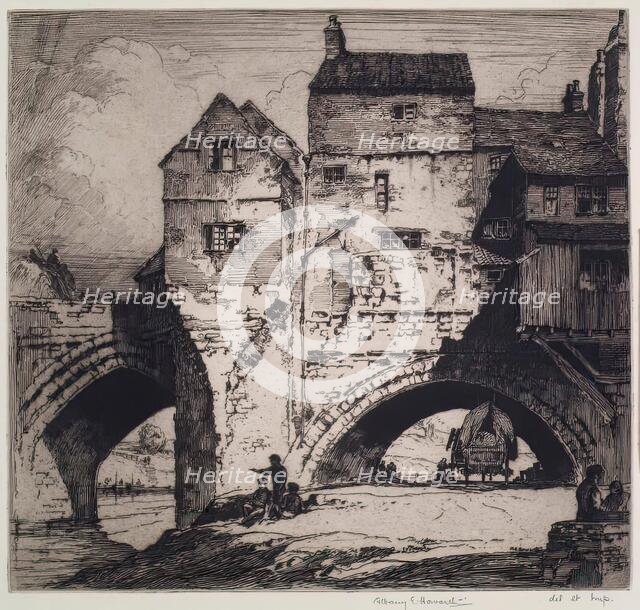 Elvet Bridge, Durham, c1900s. Creator: Albany E Howarth.