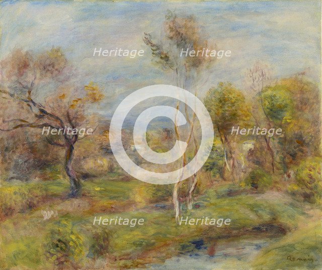 The Pond, Cagnes or Landscape at Cagnes-sur-Mer, 1905-1907.