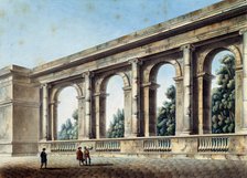 'View of an Arched Gallery', c1791-c1794. Artist: Thomas de Thomon